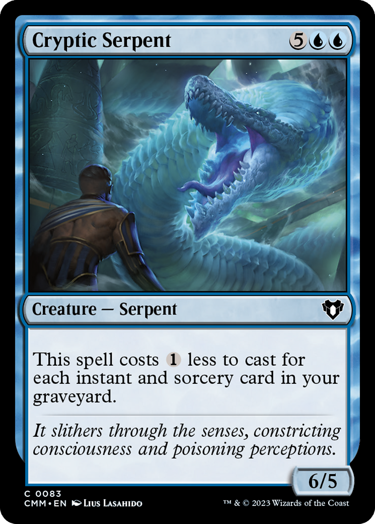 Cryptic Serpent [Commander Masters] | Event Horizon Hobbies CA