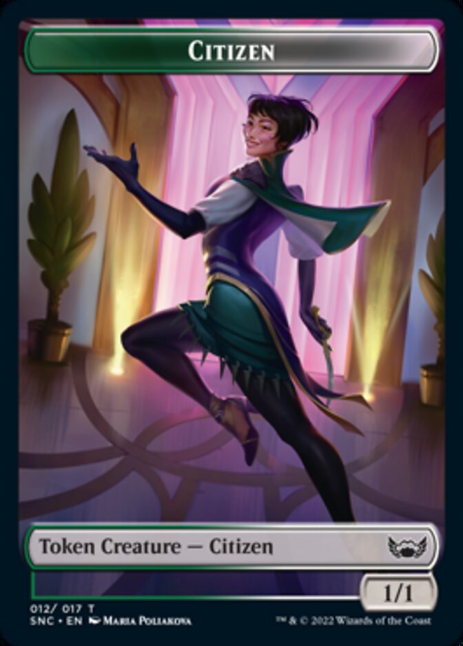 Cat // Citizen Double-sided Token [Streets of New Capenna Tokens] | Event Horizon Hobbies CA
