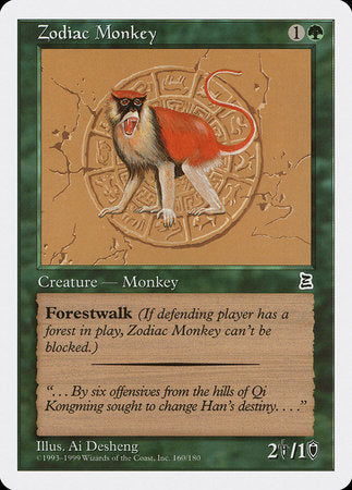 Zodiac Monkey [Portal Three Kingdoms] | Event Horizon Hobbies CA