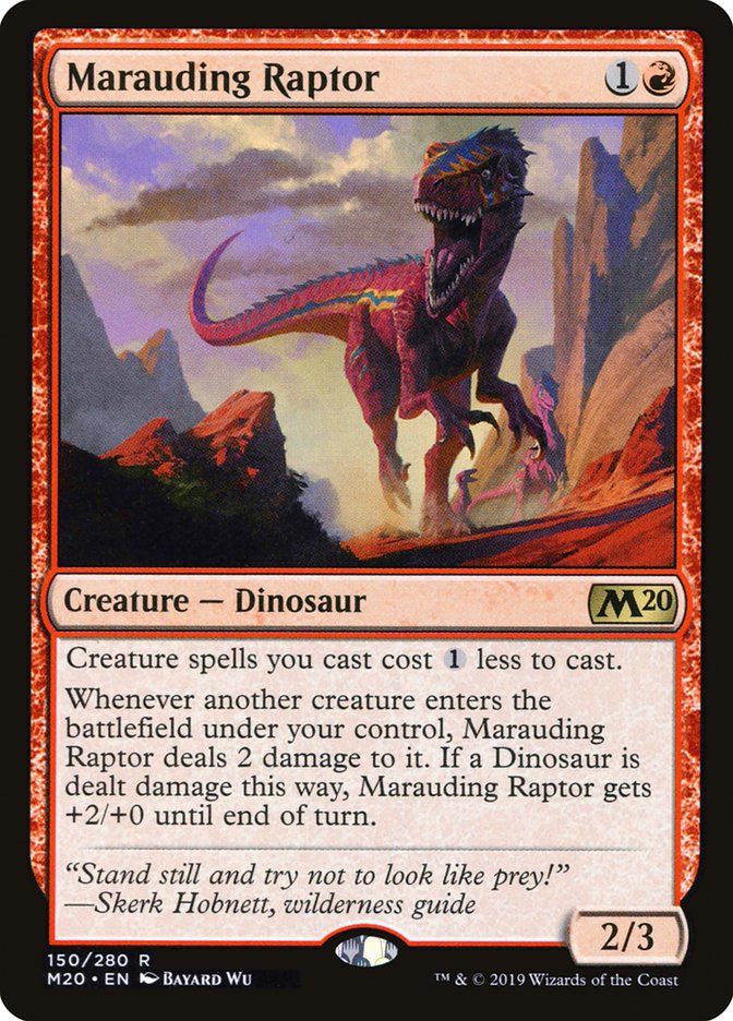 Marauding Raptor [Core Set 2020] | Event Horizon Hobbies CA