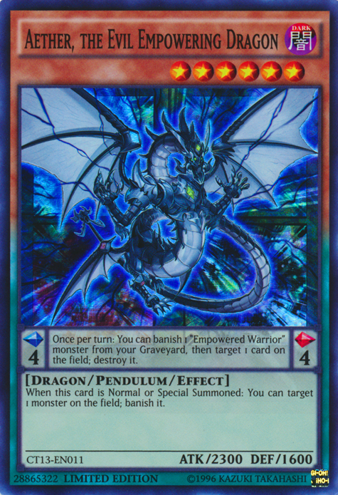 Aether, the Evil Empowering Dragon [CT13-EN011] Super Rare | Event Horizon Hobbies CA