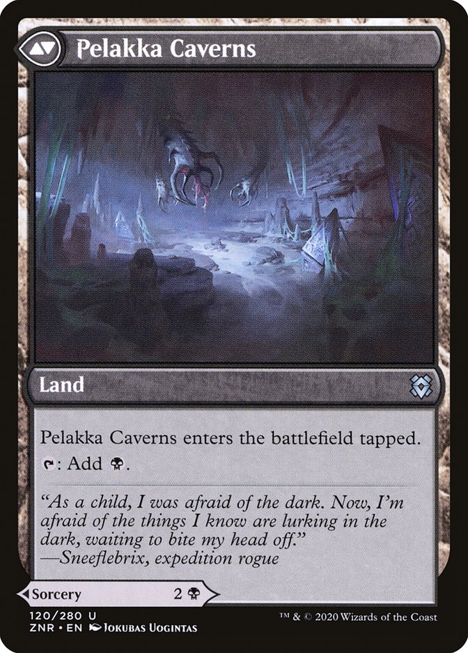 Pelakka Predation // Pelakka Caverns [Zendikar Rising] | Event Horizon Hobbies CA