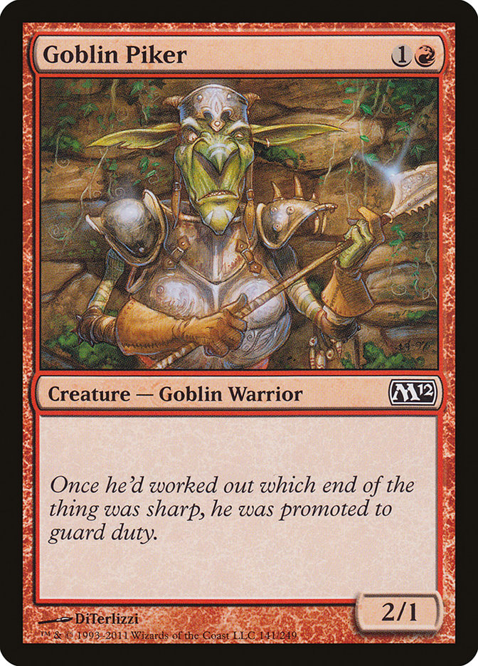 Goblin Piker [Magic 2012] | Event Horizon Hobbies CA