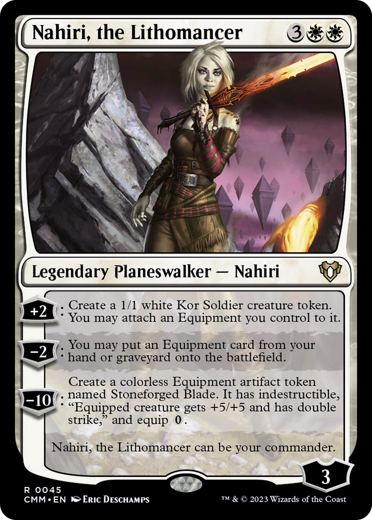 Nahiri, the Lithomancer [Commander Masters] | Event Horizon Hobbies CA