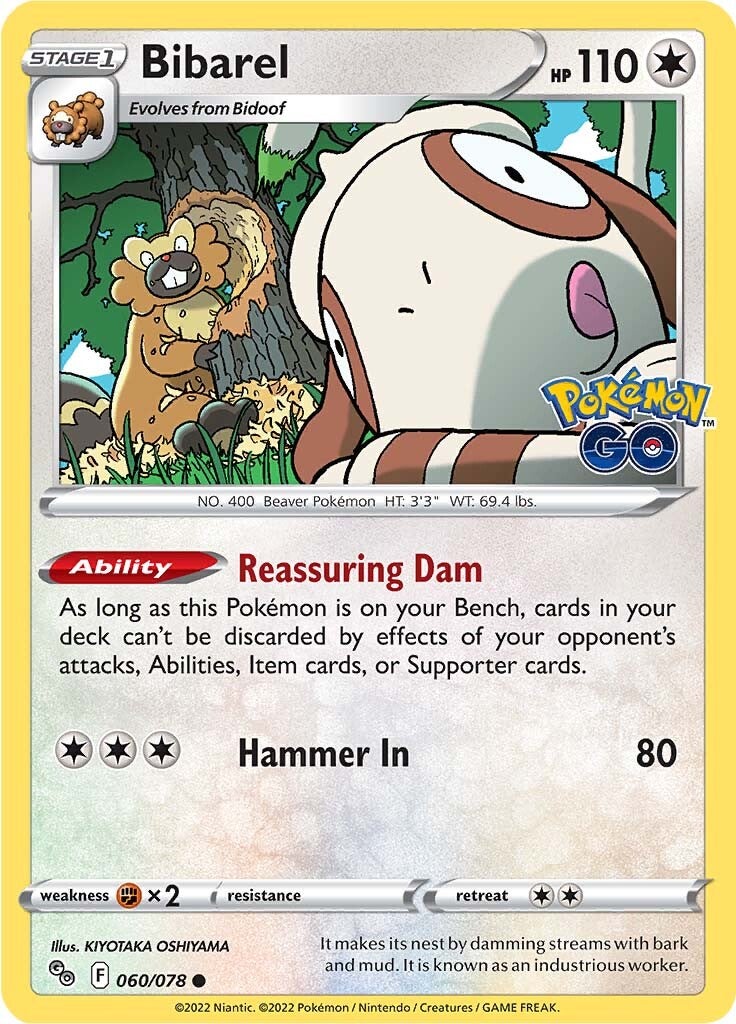 Bibarel (060/078) [Pokémon GO] | Event Horizon Hobbies CA