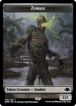 Zombie // Saproling Double-Sided Token [Dominaria Remastered Tokens] | Event Horizon Hobbies CA