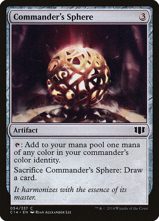 Commander's Sphere [Commander 2014] | Event Horizon Hobbies CA