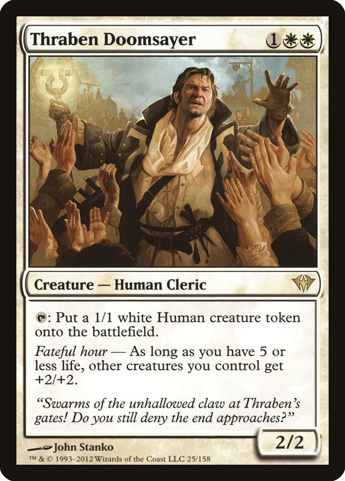 Thraben Doomsayer [Dark Ascension] | Event Horizon Hobbies CA