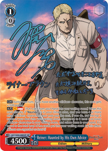 Reiner: Haunted by His Own Advice (Foil) [Attack On Titan: Final Season]