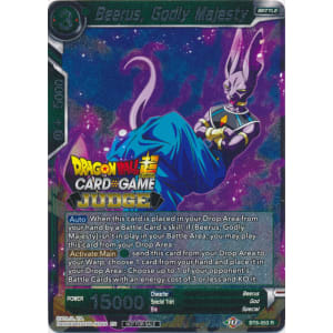 Beerus, Godly Majesty (BT8-053) [Judge Promotion Cards] | Event Horizon Hobbies CA