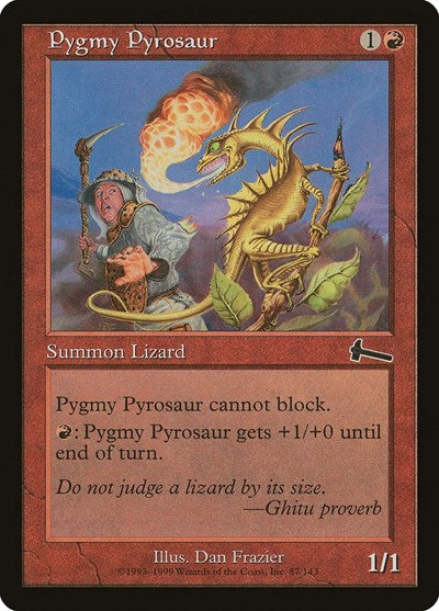 Pygmy Pyrosaur [Urza's Legacy] | Event Horizon Hobbies CA
