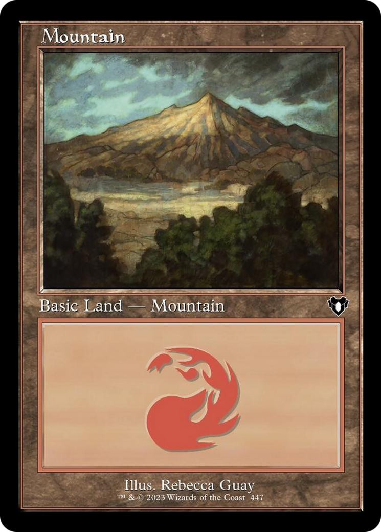 Mountain (447) (Retro) [Commander Masters] | Event Horizon Hobbies CA