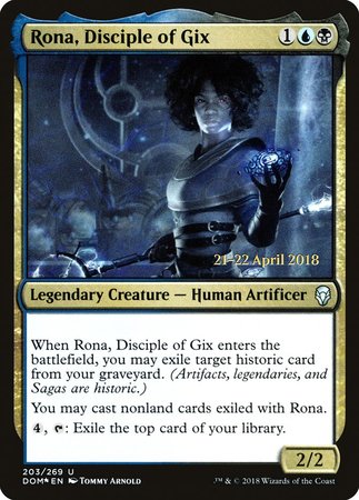 Rona, Disciple of Gix [Dominaria Promos] | Event Horizon Hobbies CA