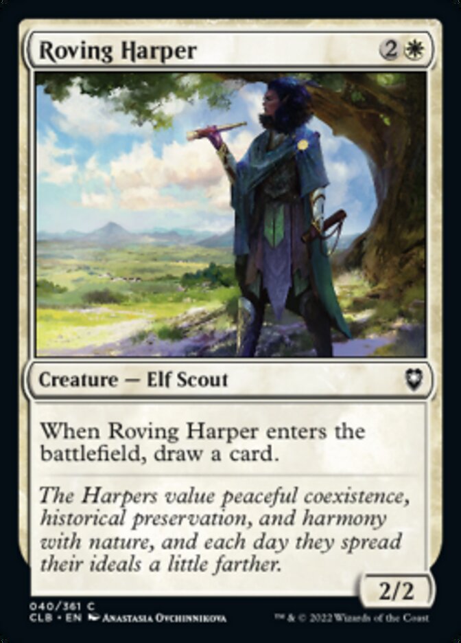 Roving Harper [Commander Legends: Battle for Baldur's Gate] | Event Horizon Hobbies CA