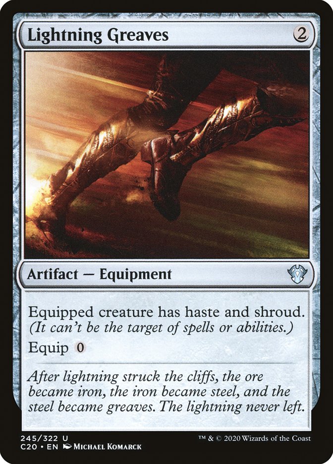 Lightning Greaves [Commander 2020] | Event Horizon Hobbies CA