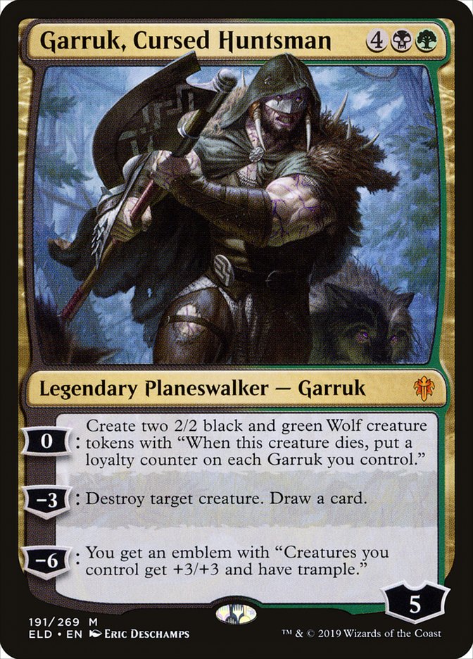 Garruk, Cursed Huntsman [Throne of Eldraine] | Event Horizon Hobbies CA