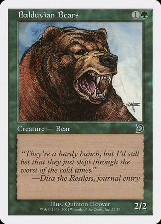 Balduvian Bears [Deckmasters] | Event Horizon Hobbies CA