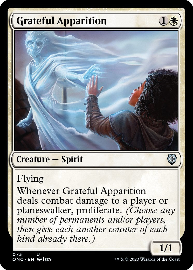 Grateful Apparition [Phyrexia: All Will Be One Commander] | Event Horizon Hobbies CA