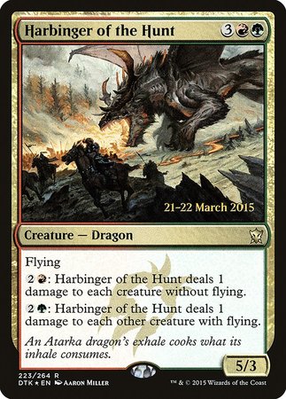 Harbinger of the Hunt [Dragons of Tarkir Promos] | Event Horizon Hobbies CA