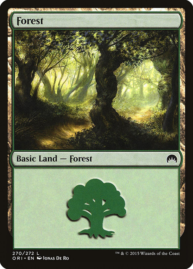 Forest (270) [Magic Origins] | Event Horizon Hobbies CA