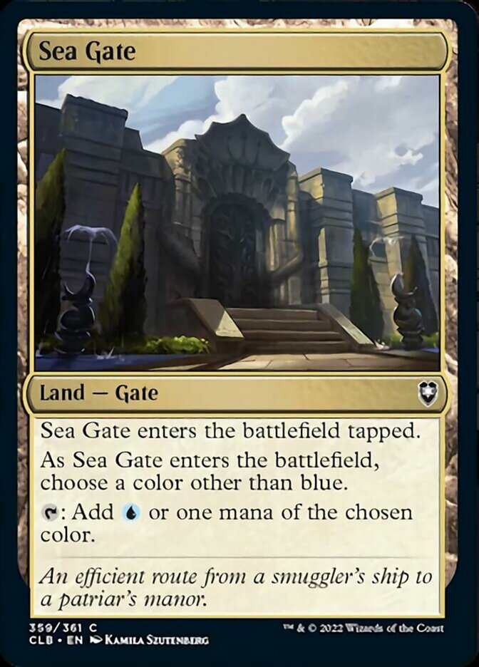 Sea Gate [Commander Legends: Battle for Baldur's Gate] | Event Horizon Hobbies CA