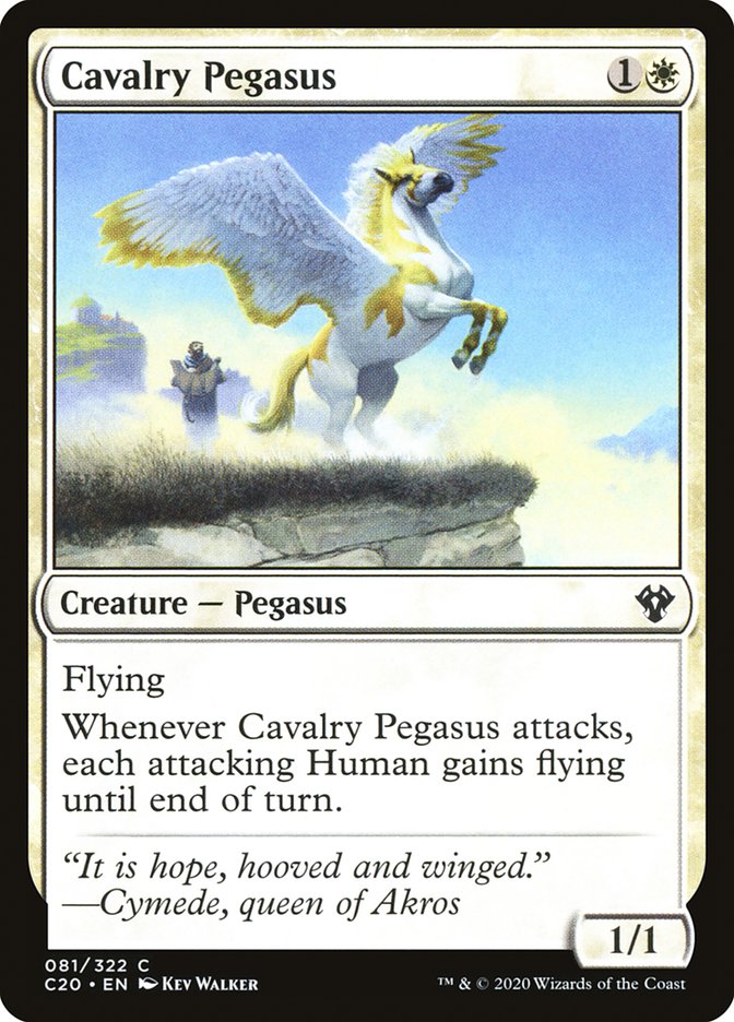 Cavalry Pegasus [Commander 2020] | Event Horizon Hobbies CA