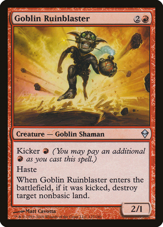 Goblin Ruinblaster [Zendikar] | Event Horizon Hobbies CA