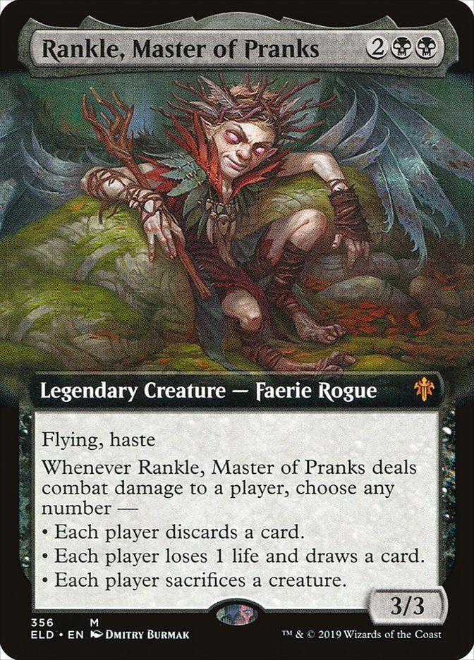 Rankle, Master of Pranks (Extended Art) [Throne of Eldraine] | Event Horizon Hobbies CA