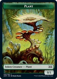 Plant // Saproling Double-sided Token [Double Masters Tokens] | Event Horizon Hobbies CA