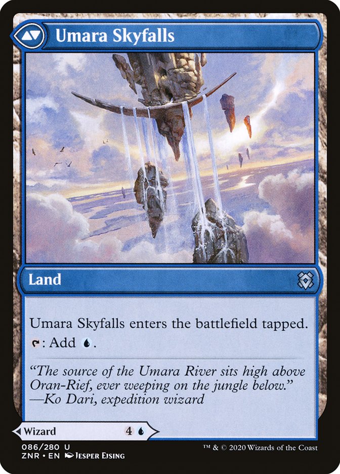 Umara Wizard // Umara Skyfalls [Zendikar Rising] | Event Horizon Hobbies CA