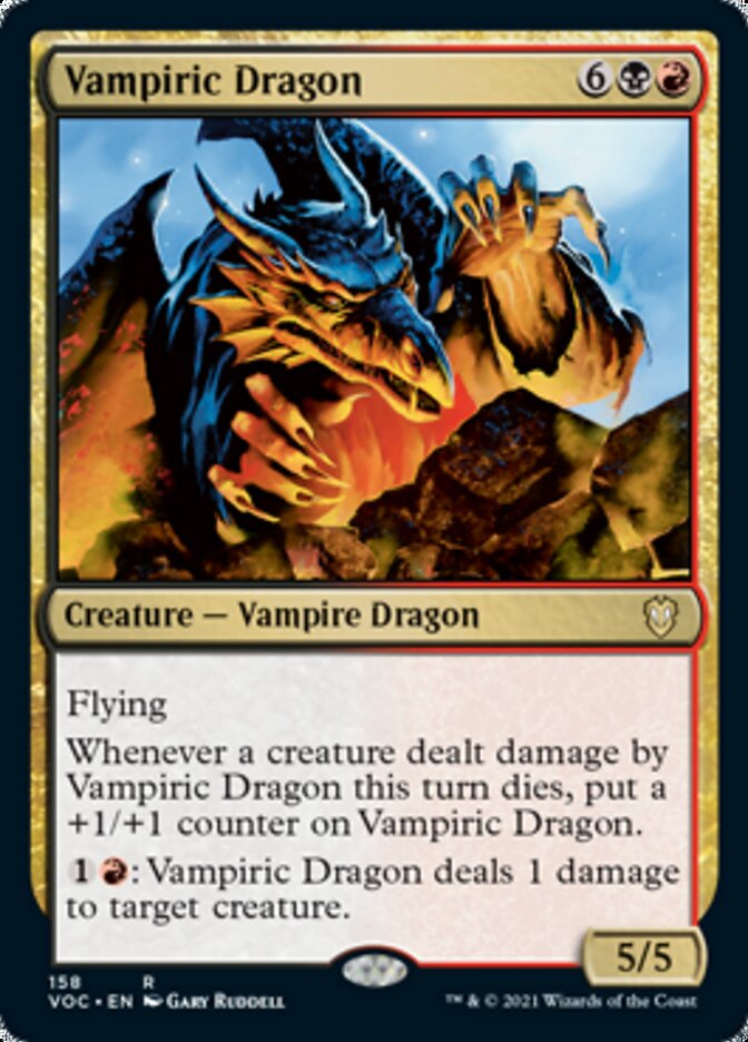 Vampiric Dragon [Innistrad: Crimson Vow Commander] | Event Horizon Hobbies CA