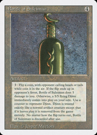 Bottle of Suleiman [Revised Edition] | Event Horizon Hobbies CA