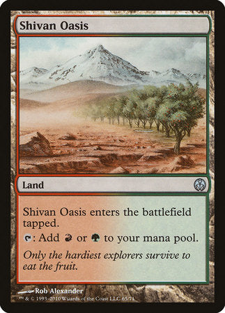Shivan Oasis [Duel Decks: Phyrexia vs. the Coalition] | Event Horizon Hobbies CA