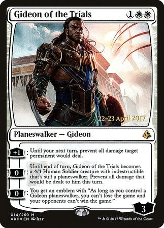 Gideon of the Trials [Amonkhet Promos] | Event Horizon Hobbies CA