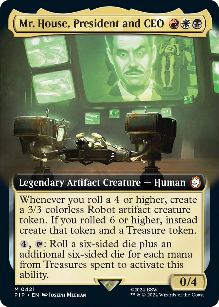Mr. House, President and CEO (Extended Art) [Fallout] | Event Horizon Hobbies CA