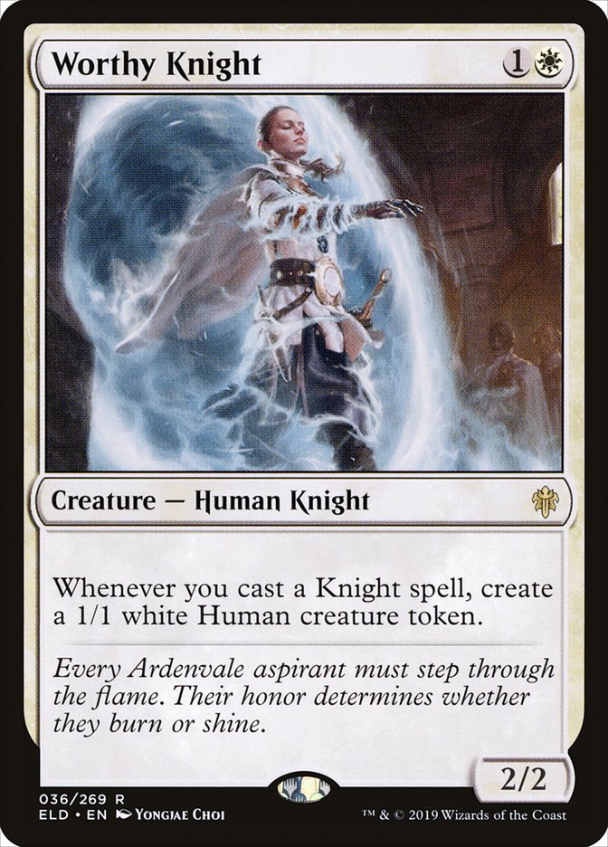 Worthy Knight [Throne of Eldraine] | Event Horizon Hobbies CA