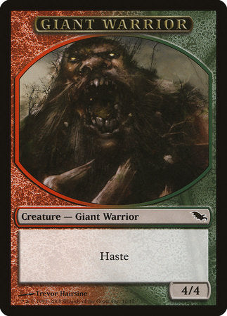 Giant Warrior Token (Red/Green) [Shadowmoor Tokens] | Event Horizon Hobbies CA