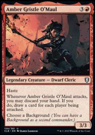 Amber Gristle O'Maul [Commander Legends: Battle for Baldur's Gate] | Event Horizon Hobbies CA