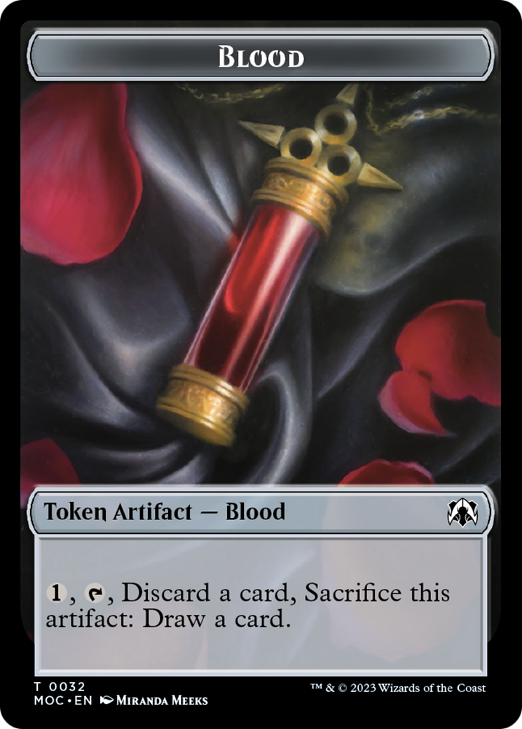 Blood // Shapeshifter Double-Sided Token [March of the Machine Commander Tokens] | Event Horizon Hobbies CA