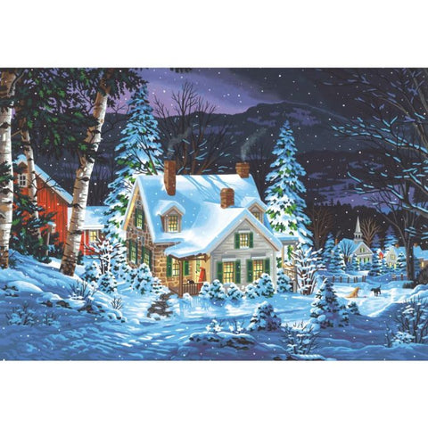 PaintWorks - Paint By Numbers - Winter's Hush