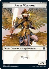 Angel Warrior // Insect Double-sided Token [Zendikar Rising Tokens] | Event Horizon Hobbies CA