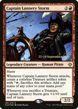 Captain Lannery Storm [Ixalan Promos] | Event Horizon Hobbies CA