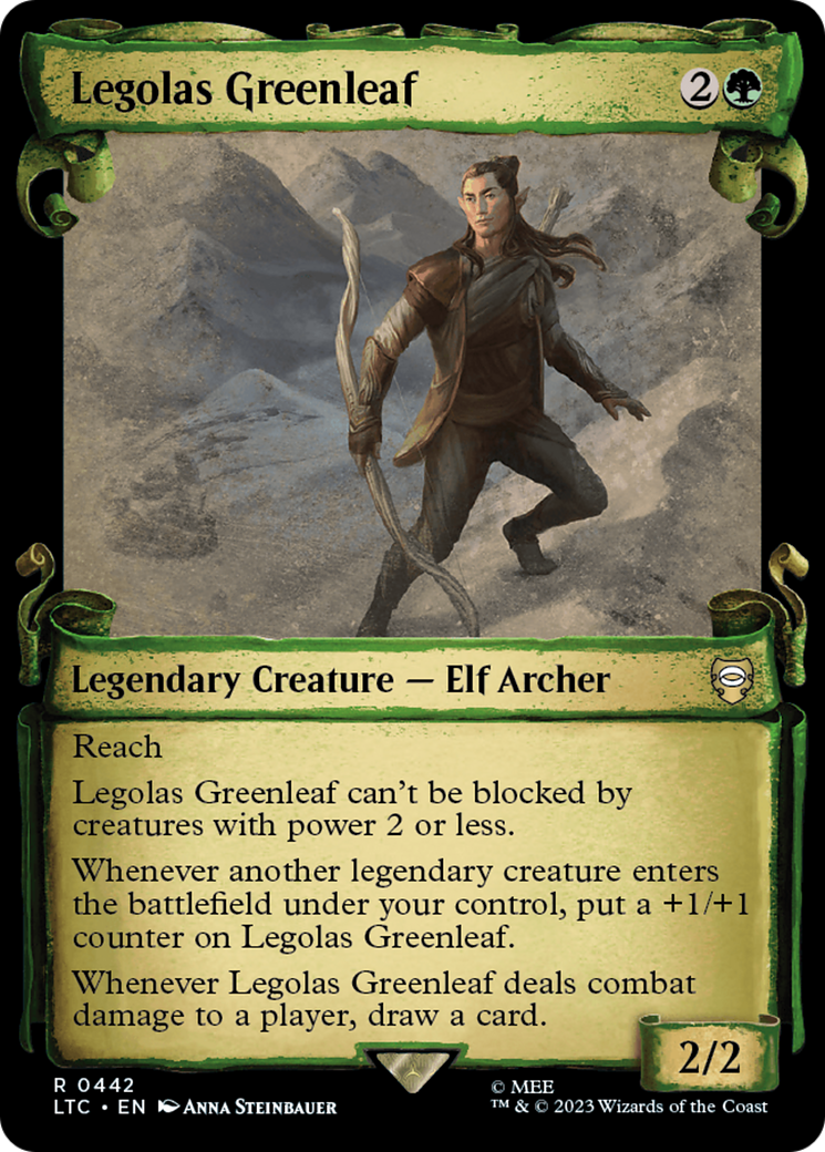Legolas Greenleaf [The Lord of the Rings: Tales of Middle-Earth Commander Showcase Scrolls] | Event Horizon Hobbies CA