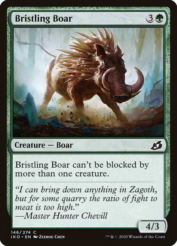 Bristling Boar [Ikoria: Lair of Behemoths] | Event Horizon Hobbies CA