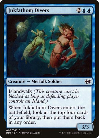 Inkfathom Divers [Duel Decks: Merfolk vs. Goblins] | Event Horizon Hobbies CA