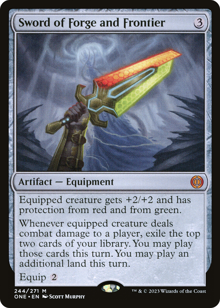 Sword of Forge and Frontier [Phyrexia: All Will Be One] | Event Horizon Hobbies CA