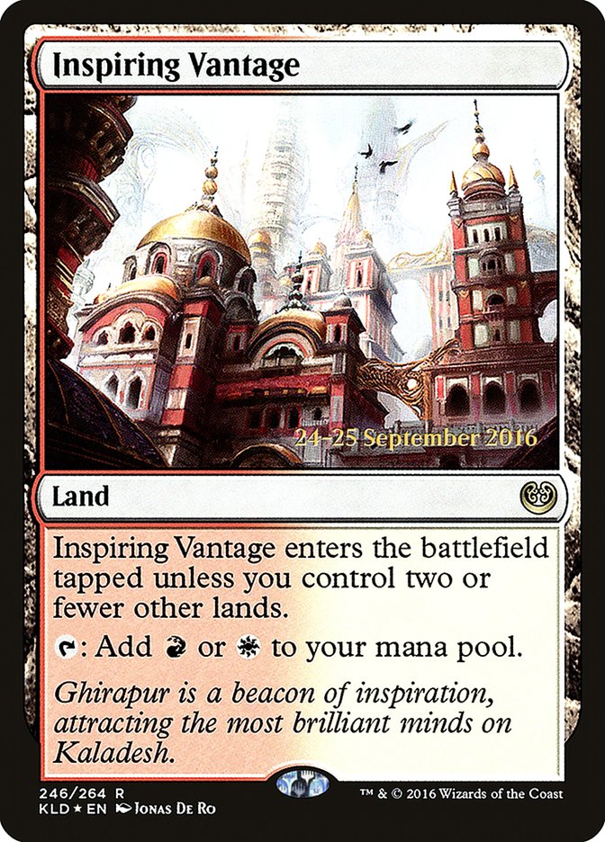 Inspiring Vantage  [Kaladesh Prerelease Promos] | Event Horizon Hobbies CA