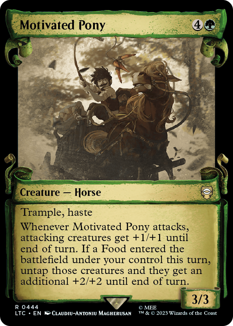 Motivated Pony [The Lord of the Rings: Tales of Middle-Earth Commander Showcase Scrolls] | Event Horizon Hobbies CA