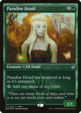 Paradise Druid [War of the Spark Promos] | Event Horizon Hobbies CA