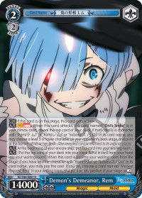 Demon's Demeanor, Rem (RZ/S46-E067 R) [Re:ZERO]